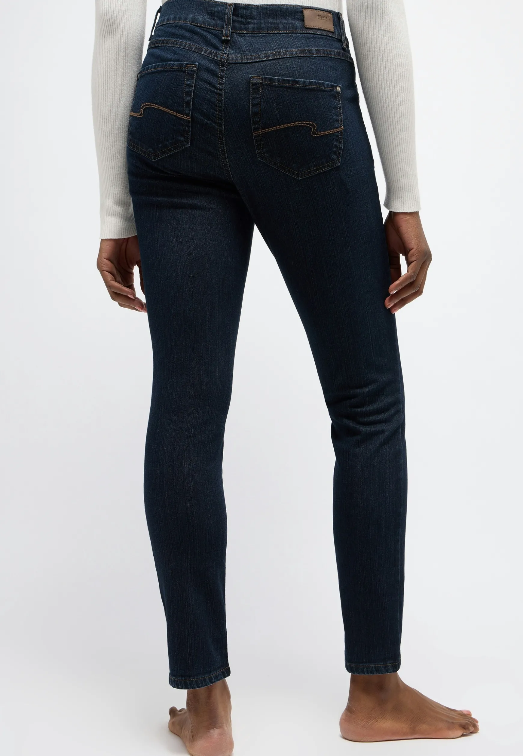 Jeans Skinny mit sportivem Denim