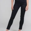 Jeans Skinny mit unifarbenem Design