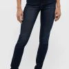 Jeans Skinny mit Used-Waschung