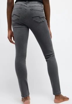 Jeans Skinny mit Used-Waschung