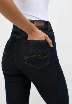 Jeans Skinny mit Used-Waschung