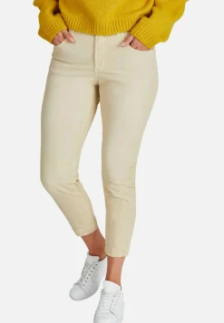 Jeans Tama Cropped mit teilelastischem Bund