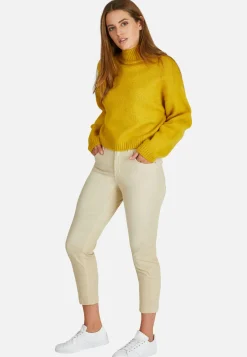 Jeans Tama Cropped mit teilelastischem Bund