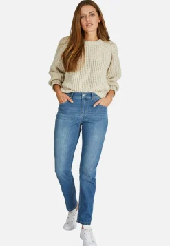 Jeans Tama mit teilelastischem Bund
