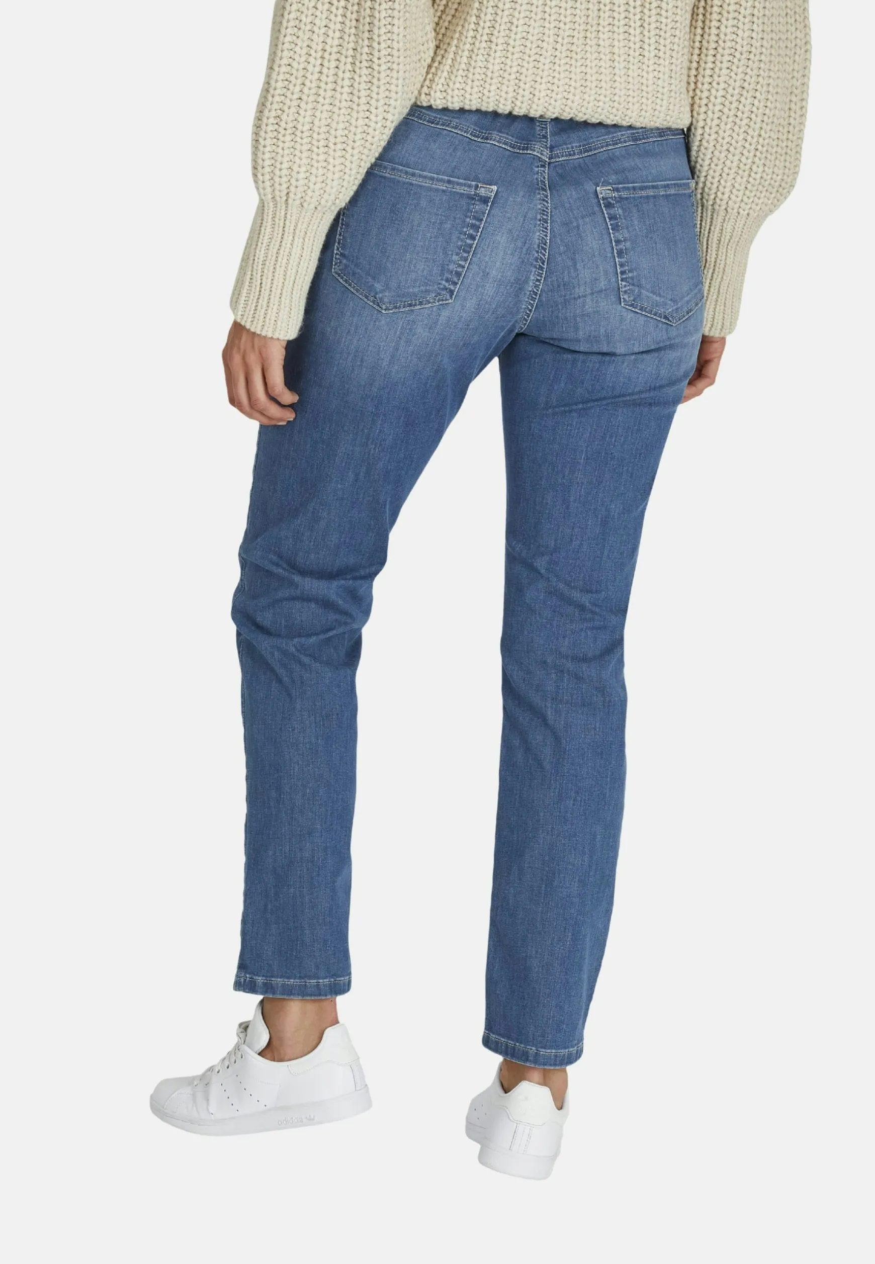 Jeans Tama mit teilelastischem Bund