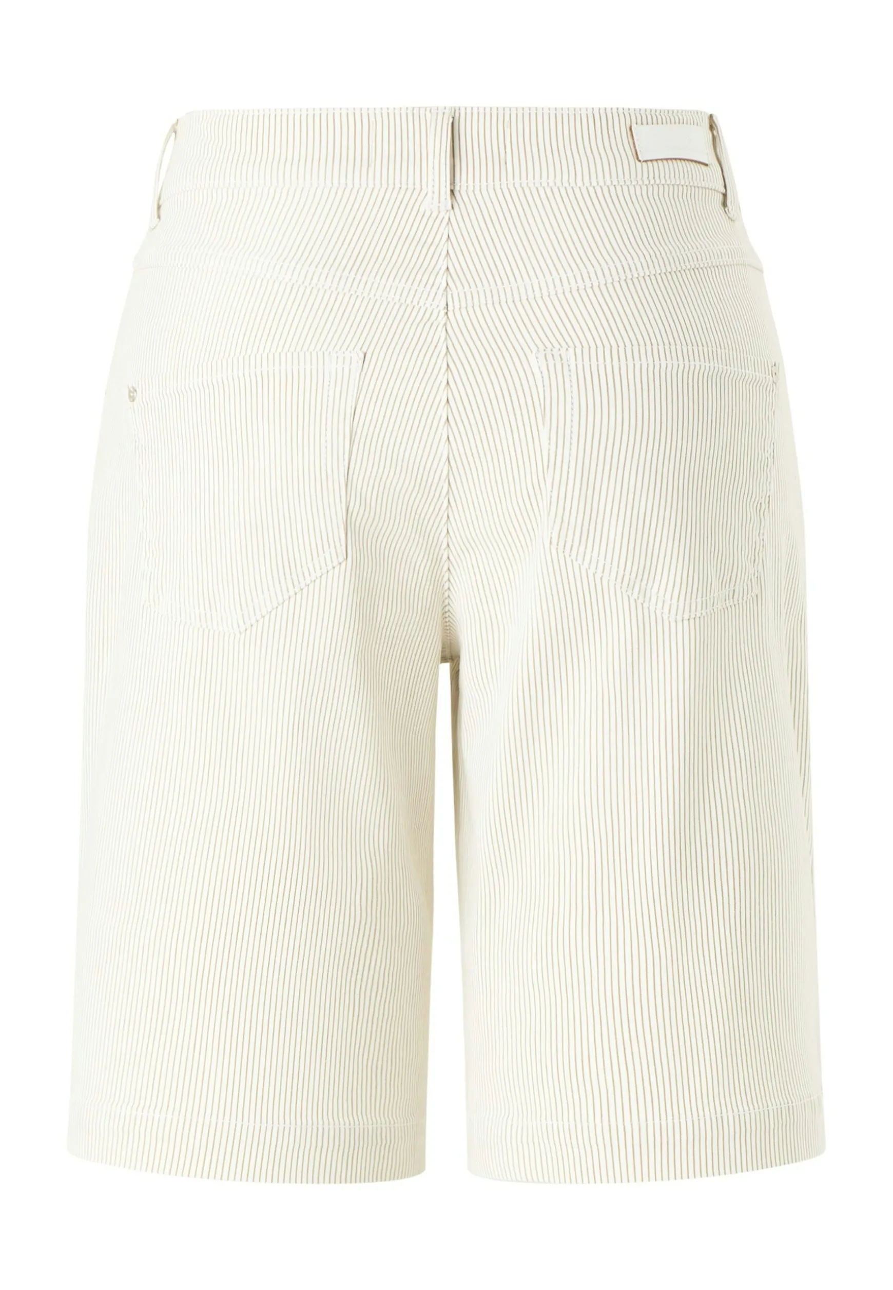 Jeans Wide Leg Short mit Streifen