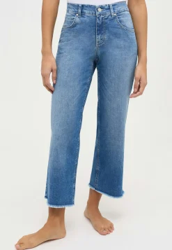 Jeans-Culotte Linn Fringe