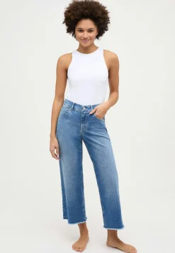 Jeans-Culotte Linn Fringe