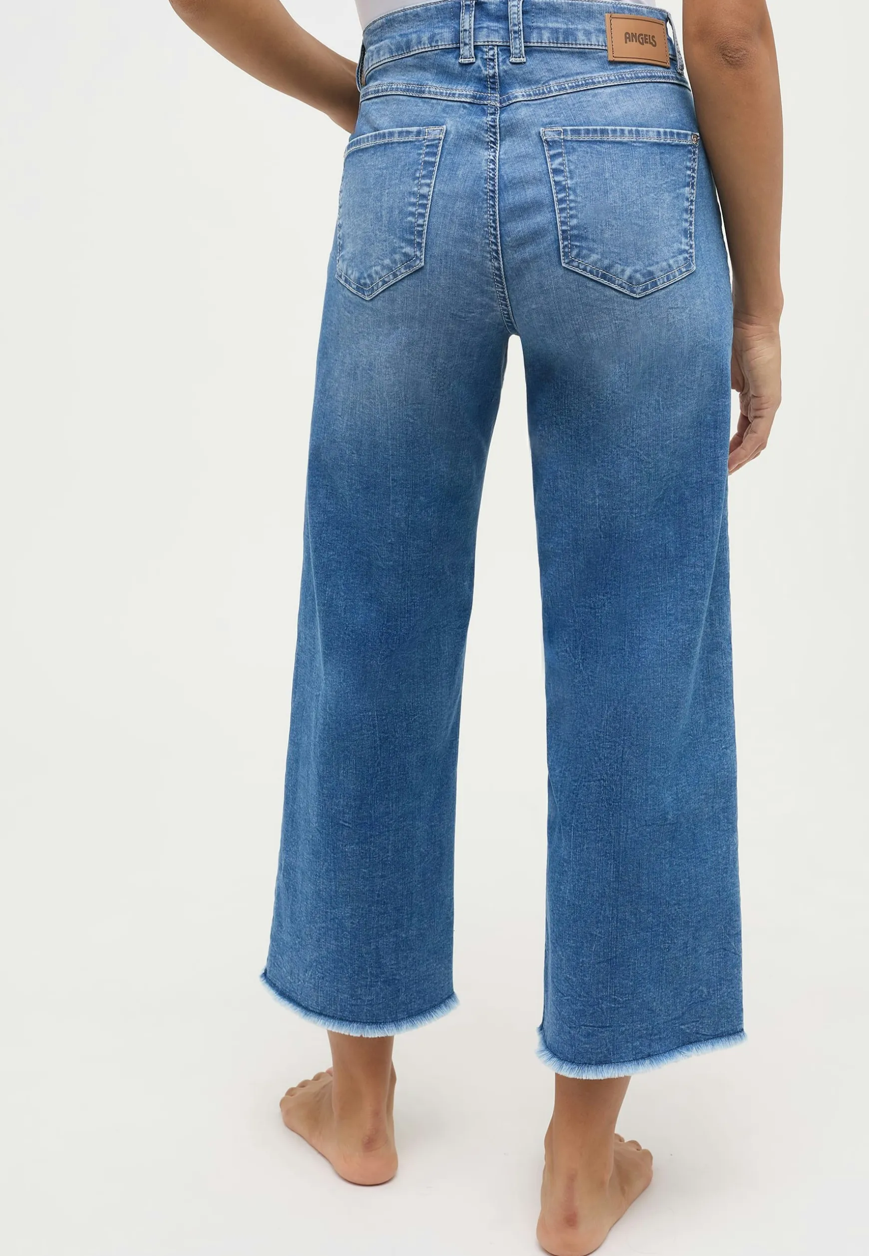 Jeans-Culotte Linn Fringe