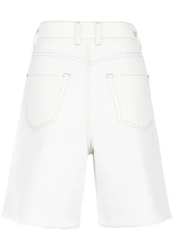 Jeansshorts Mila in unifarbenem Denim