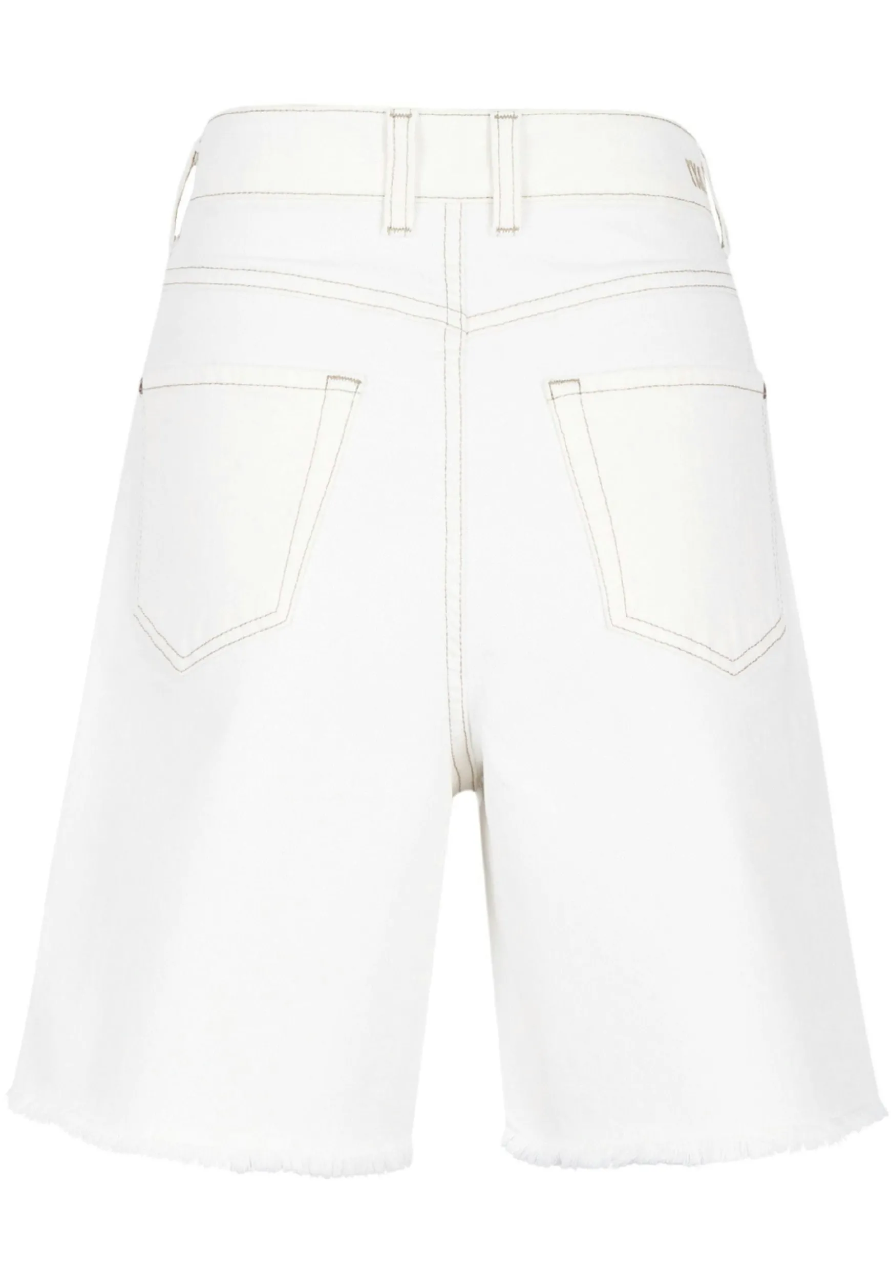 Jeansshorts Mila in unifarbenem Denim