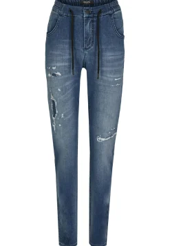 Joggpants Louisa Active mit unifarbenem Stoff