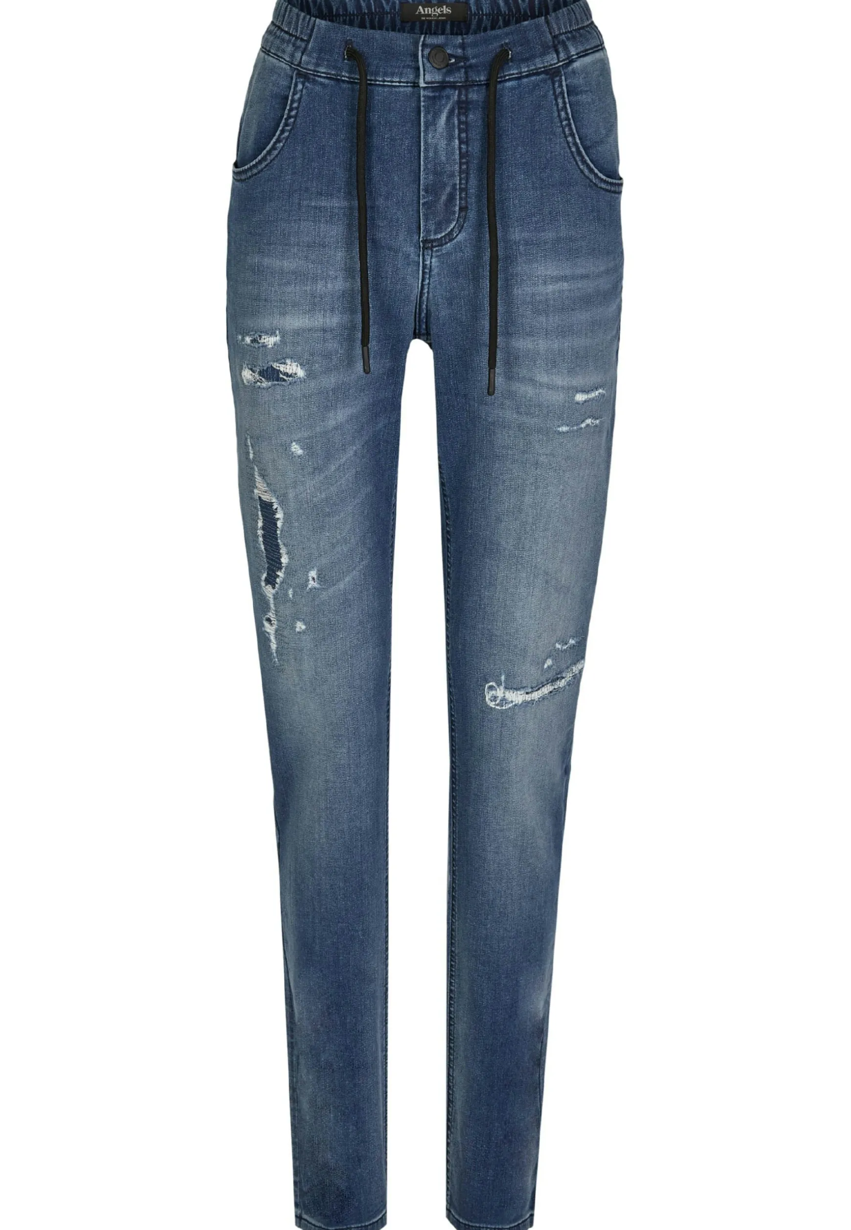 Joggpants Louisa Active mit unifarbenem Stoff