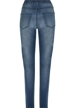 Joggpants Louisa Active mit unifarbenem Stoff