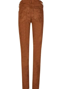 Lederimitathose Skinny in Uni-Design