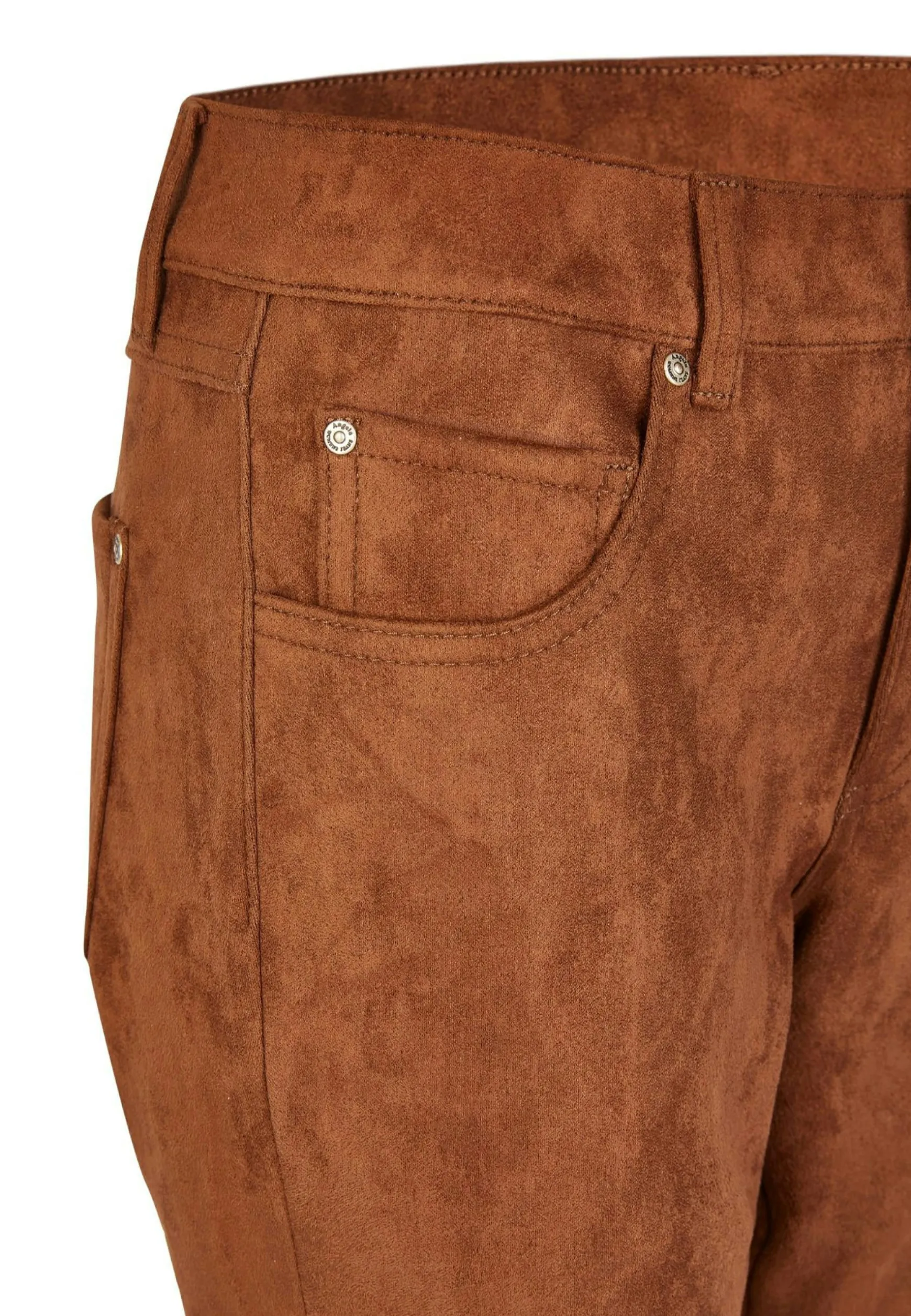 Lederimitathose Skinny in Uni-Design