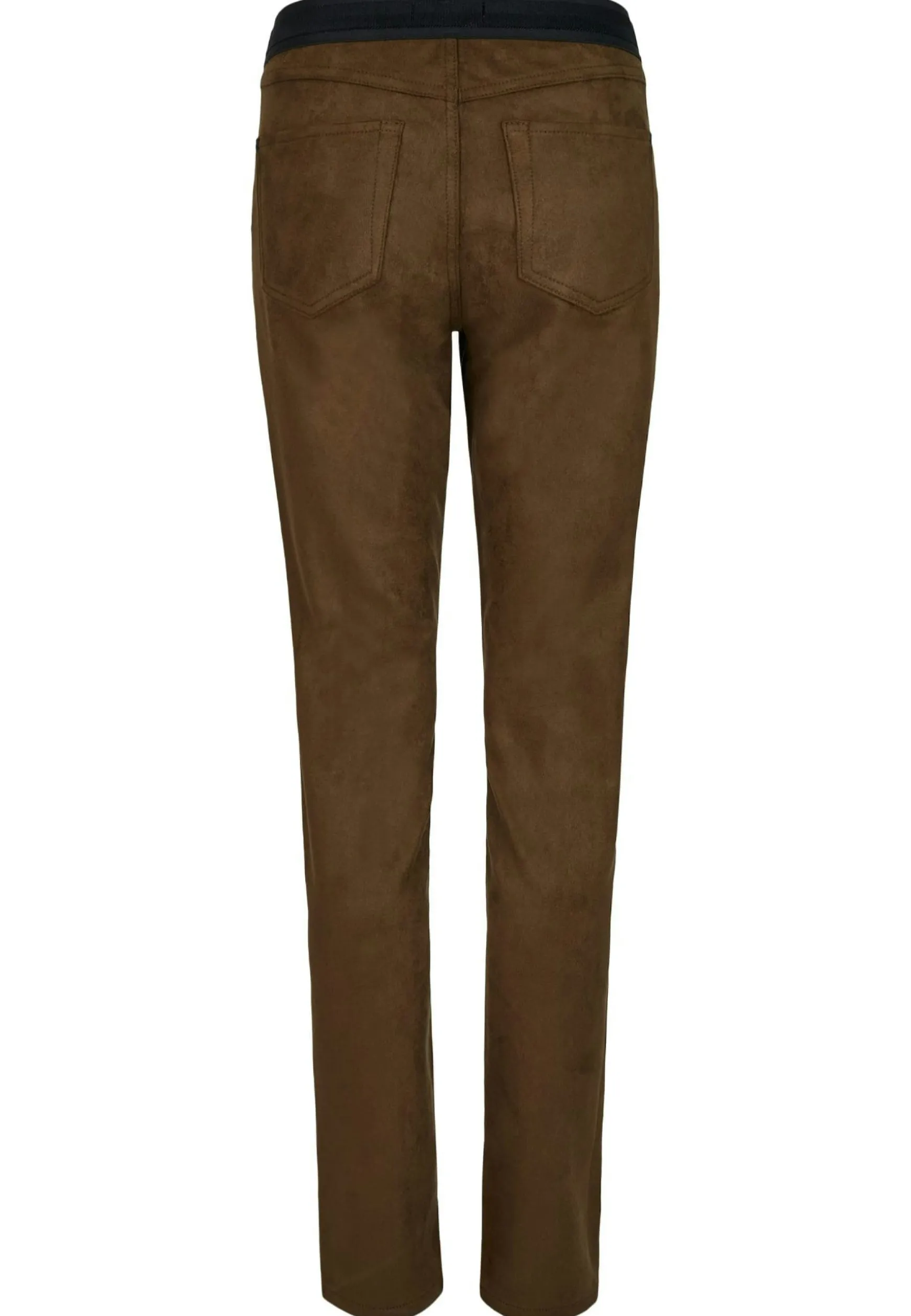 Lederimitathose Skinny Shape Seam mit Ziernu00c3u00a4hten