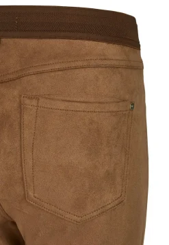 Lederimitathose Skinny Shape Seam mit Ziernu00c3u00a4hten
