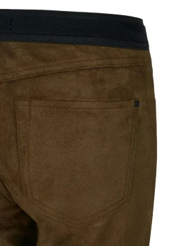 Lederimitathose Skinny Shape Seam mit Ziernu00c3u00a4hten