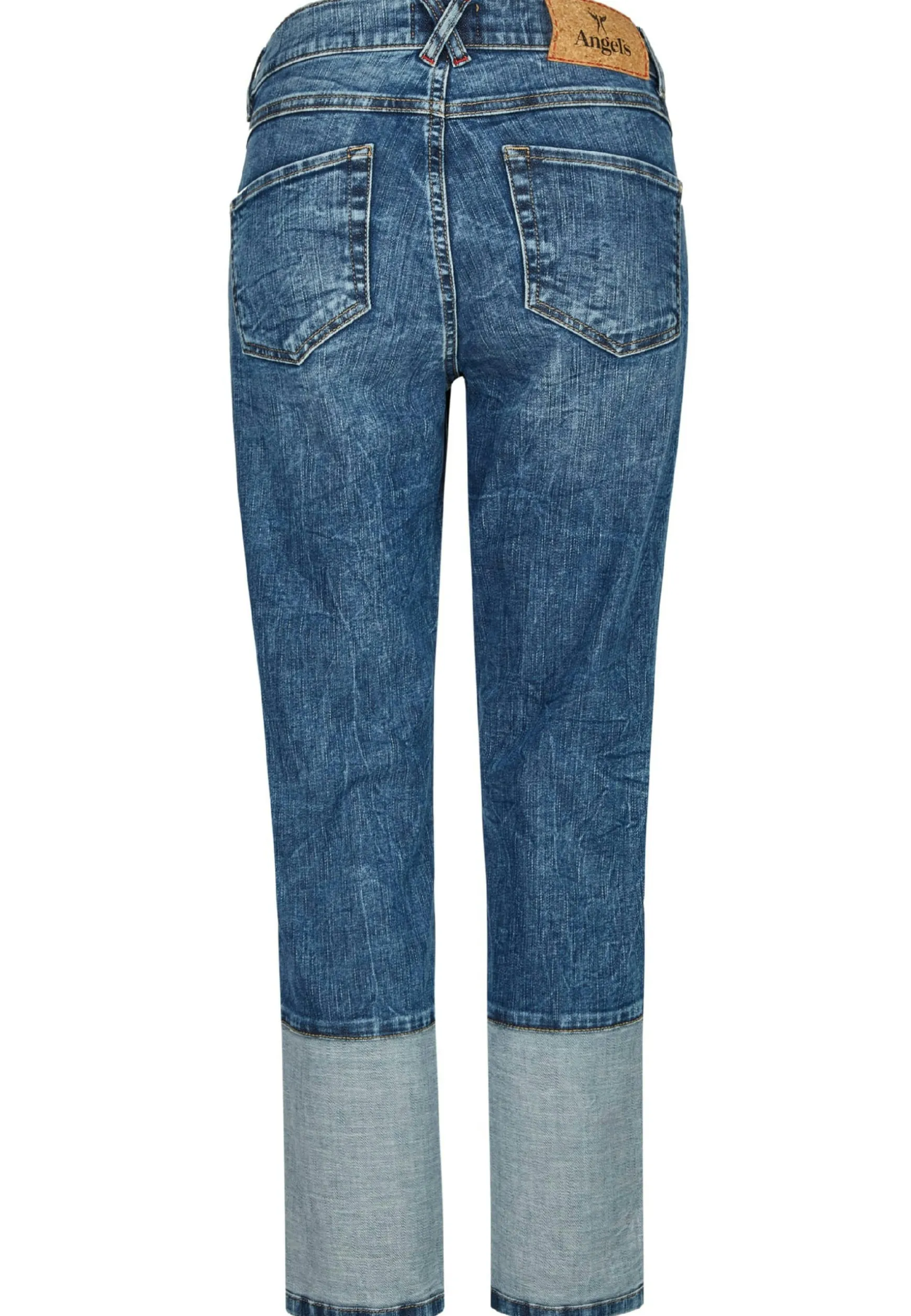 Patchwork-Jeans Darleen Crop Reverse