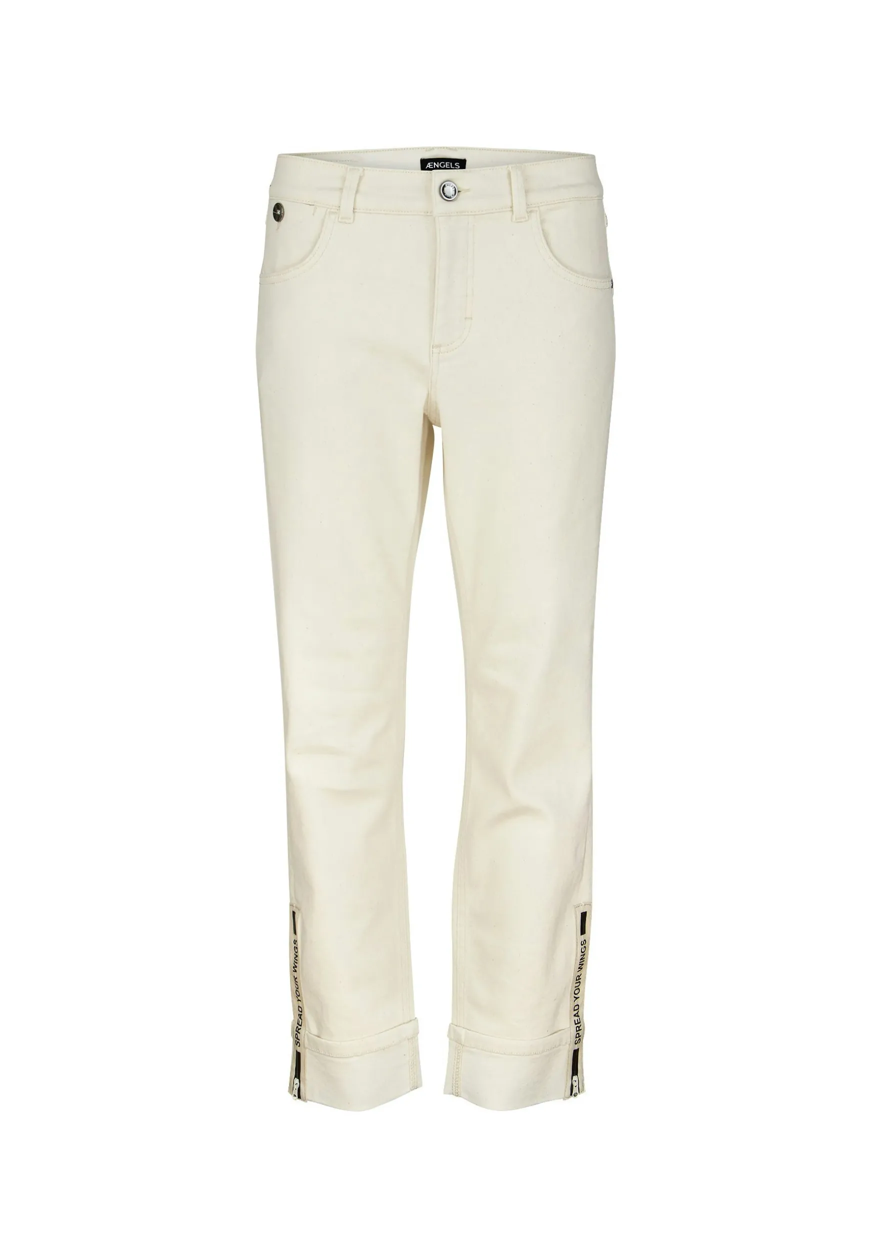 4-Pocket-Jeans Zip Straight