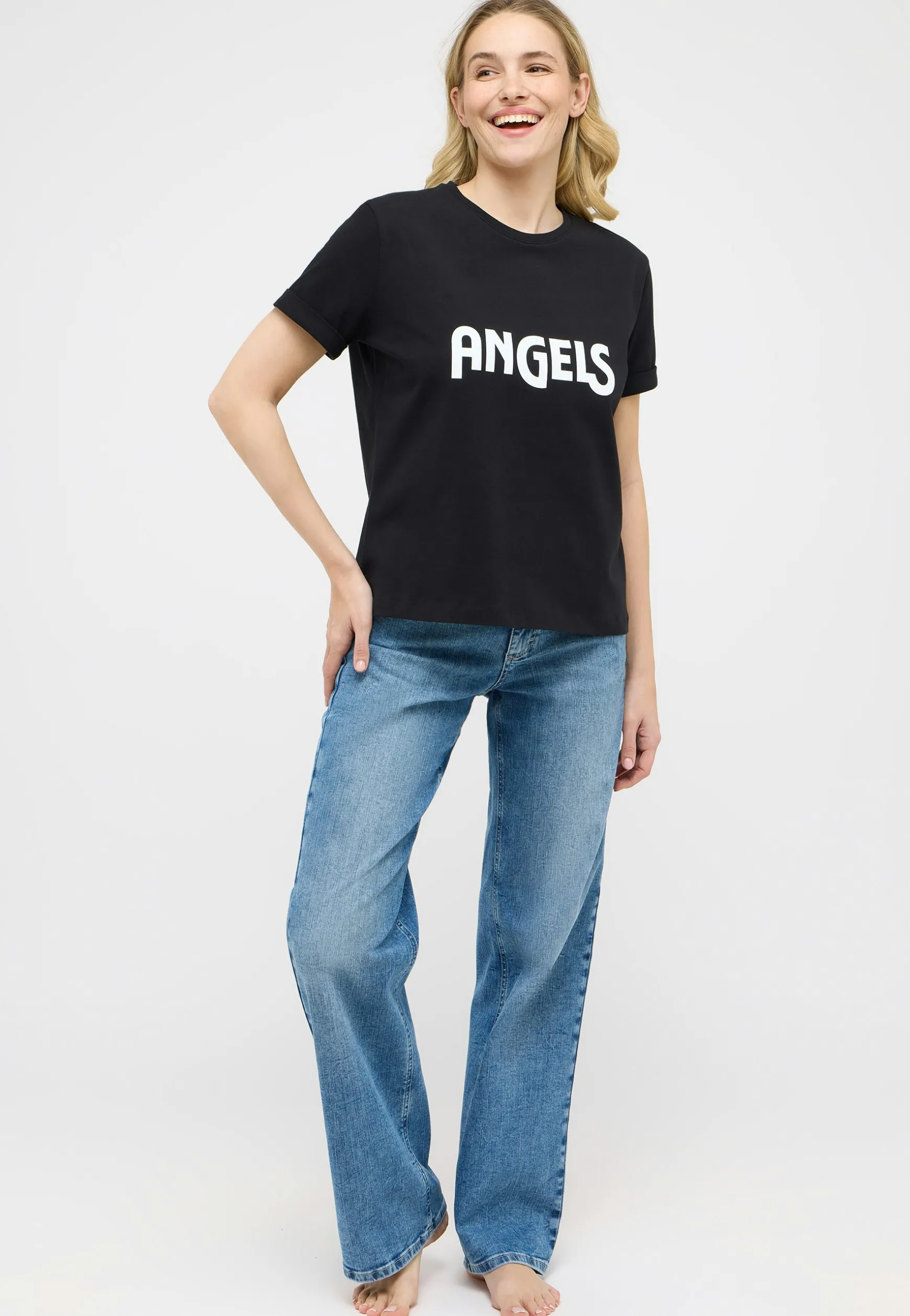 T-Shirt Angels Logo Print