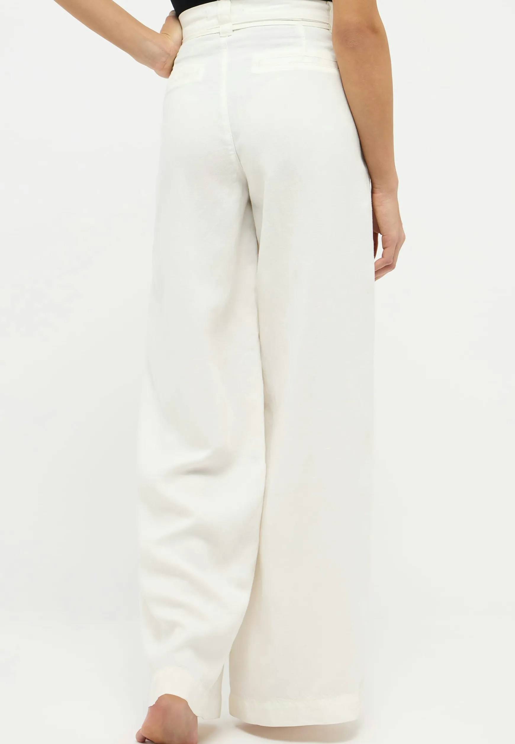 Unifarbene Hose New Wide Leg