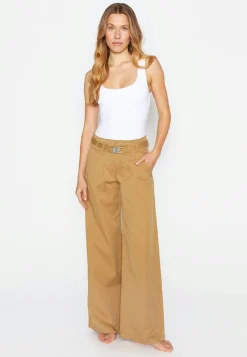 Weite Hose Detail Wide Leg